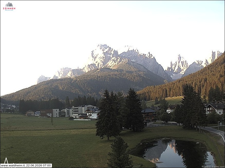 Archiv Foto Webcam Waldheim bei Sexten