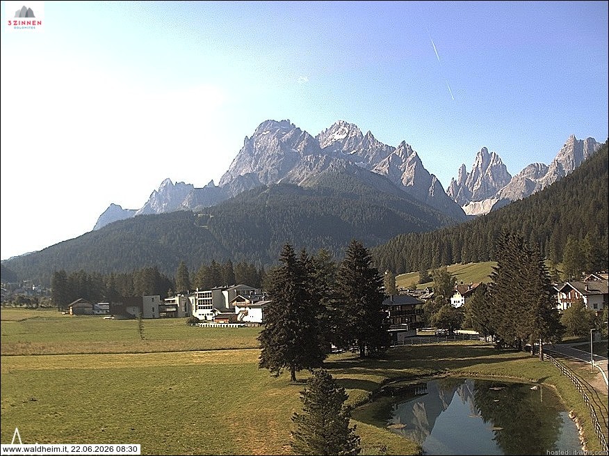 Archiv Foto Webcam Waldheim bei Sexten