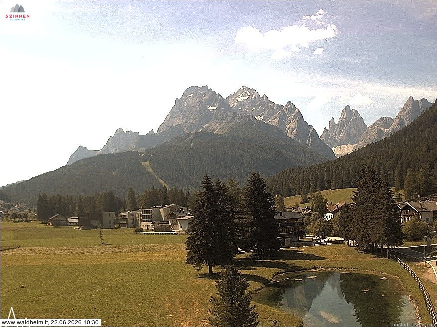 Archiv Foto Webcam Waldheim bei Sexten