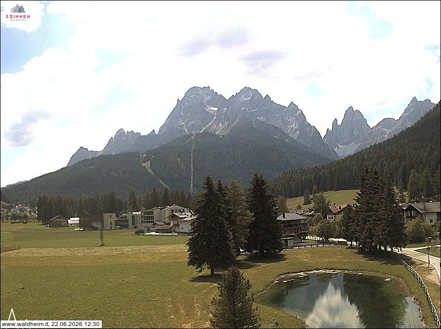 Archiv Foto Webcam Waldheim bei Sexten