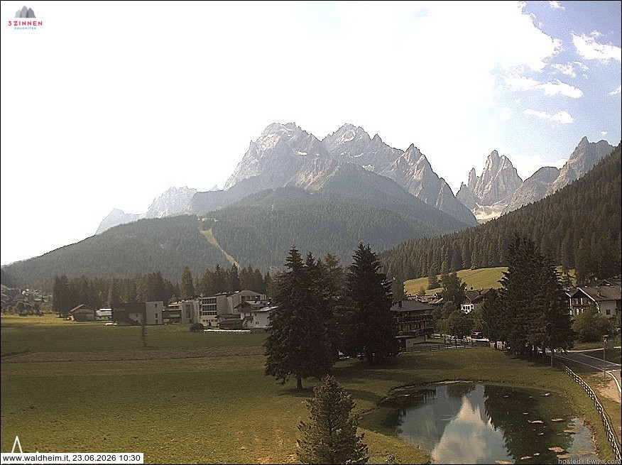 Archived image Webcam Waldheim (Sexten)