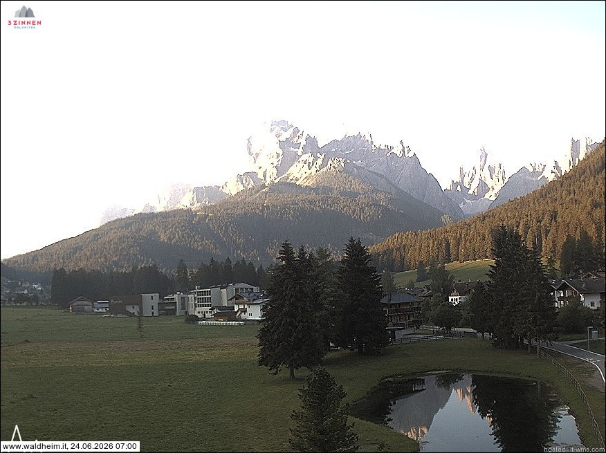 Archiv Foto Webcam Waldheim bei Sexten