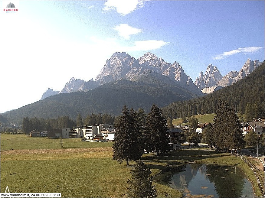 Archiv Foto Webcam Waldheim bei Sexten