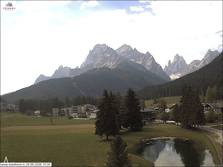 Archiv Foto Webcam Waldheim bei Sexten