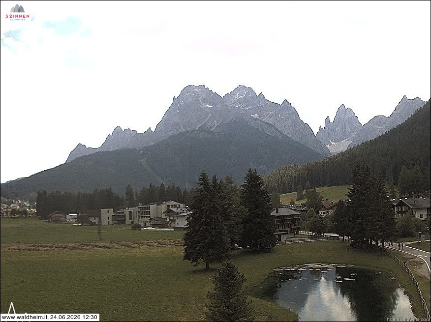 Archiv Foto Webcam Waldheim bei Sexten