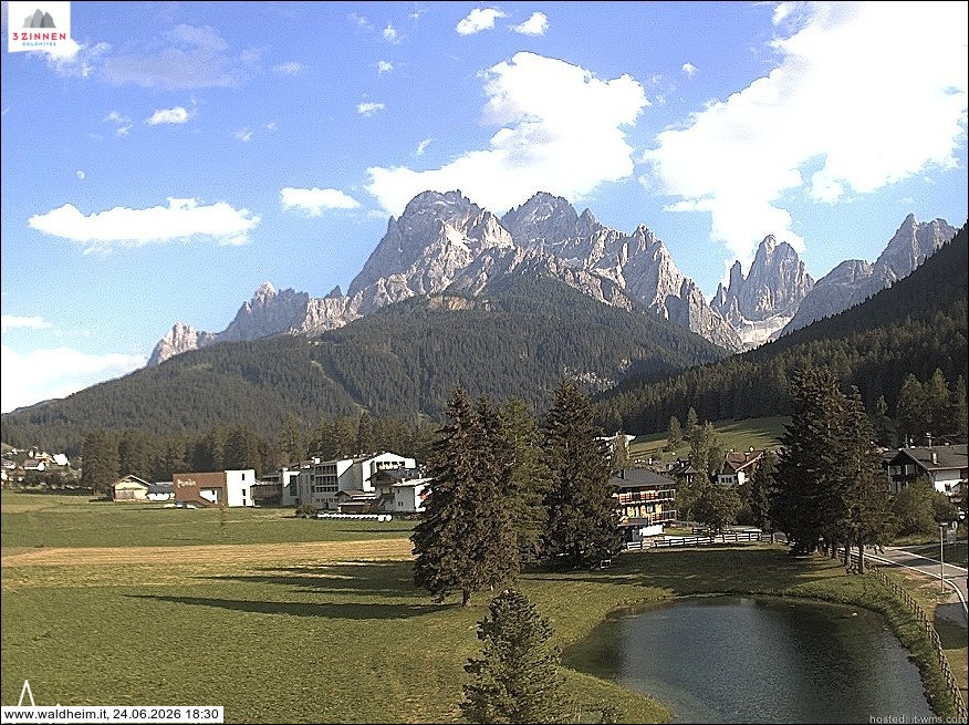 Archiv Foto Webcam Waldheim bei Sexten