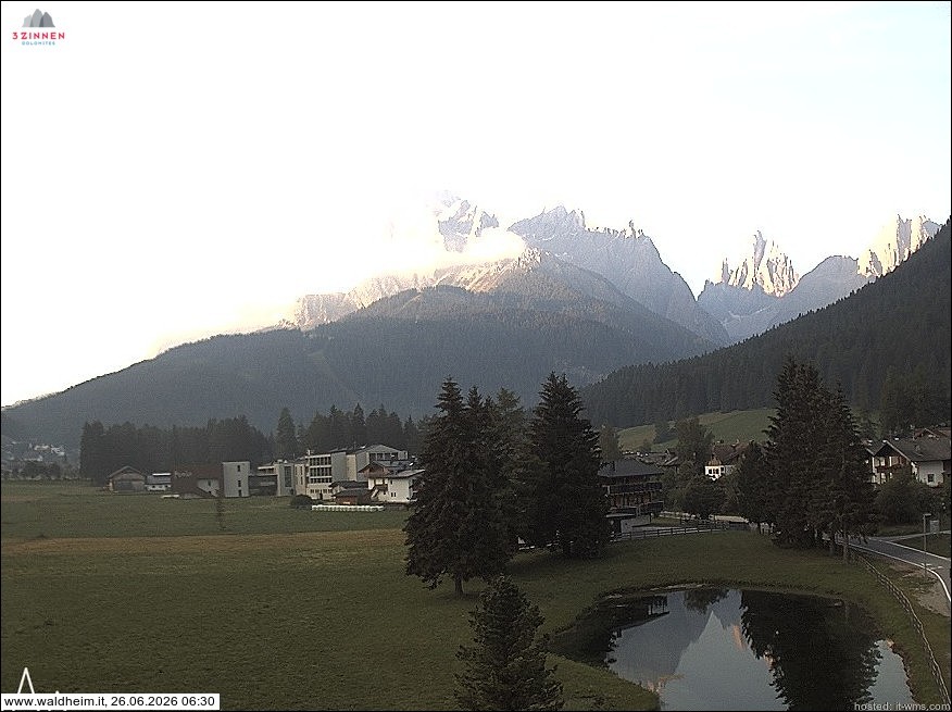 Archiv Foto Webcam Waldheim bei Sexten