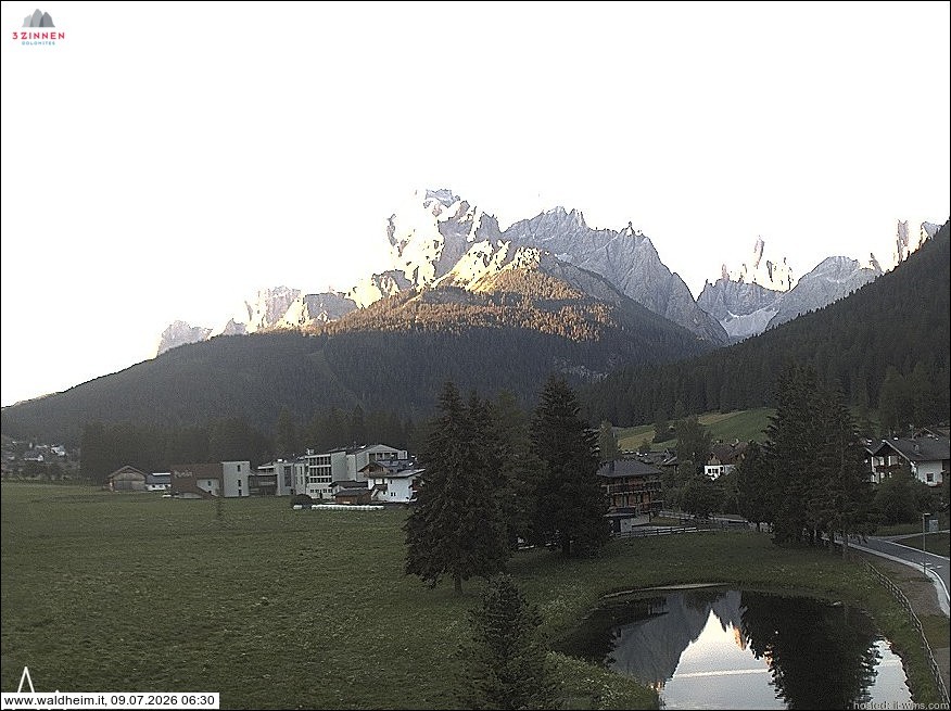 Archiv Foto Webcam Waldheim bei Sexten