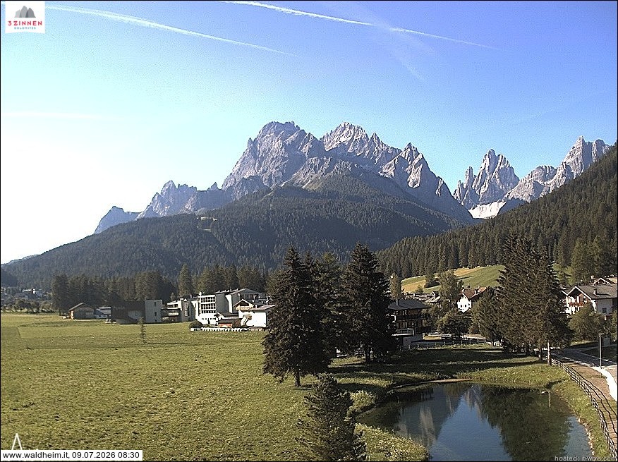 Archiv Foto Webcam Waldheim bei Sexten