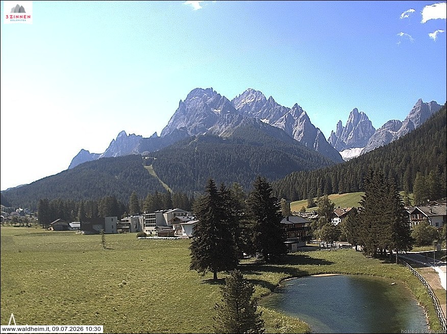 Archiv Foto Webcam Waldheim bei Sexten