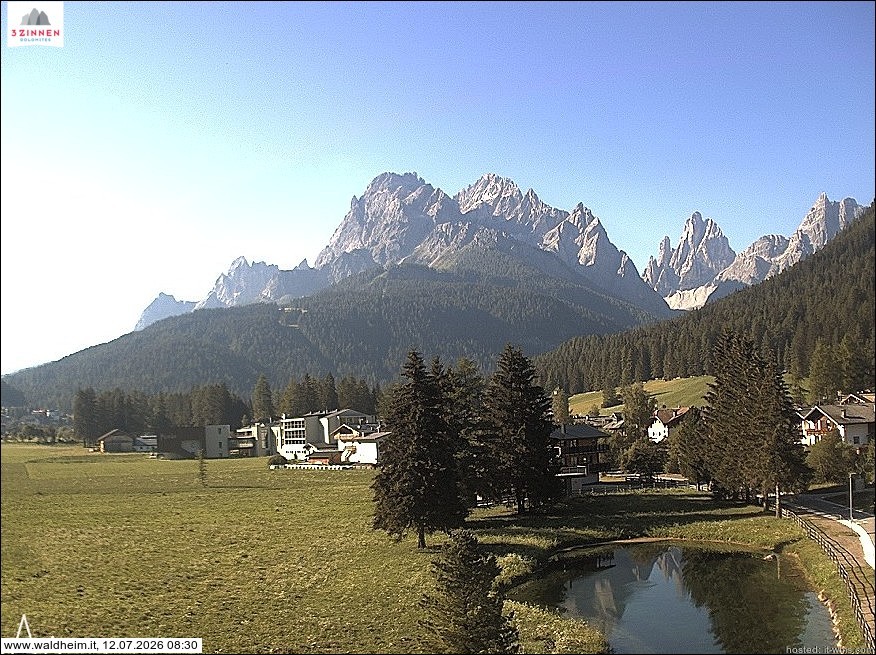 Archived image Webcam Waldheim (Sexten)