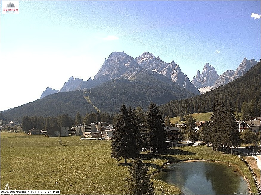 Archived image Webcam Waldheim (Sexten)