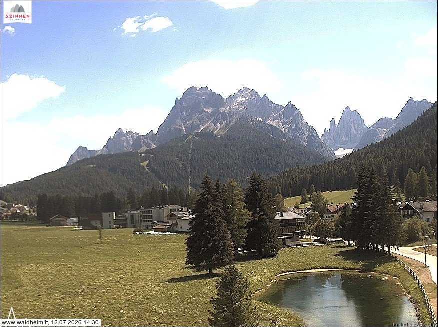 Archived image Webcam Waldheim (Sexten)