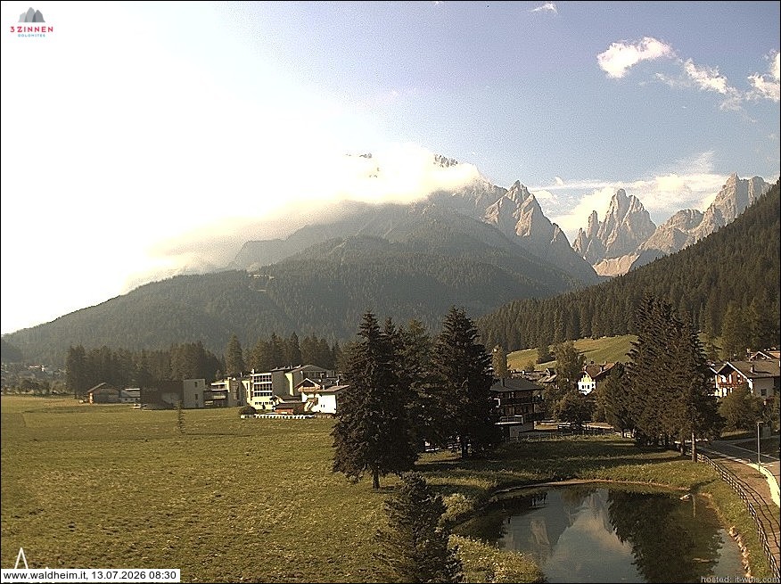 Archiv Foto Webcam Waldheim bei Sexten