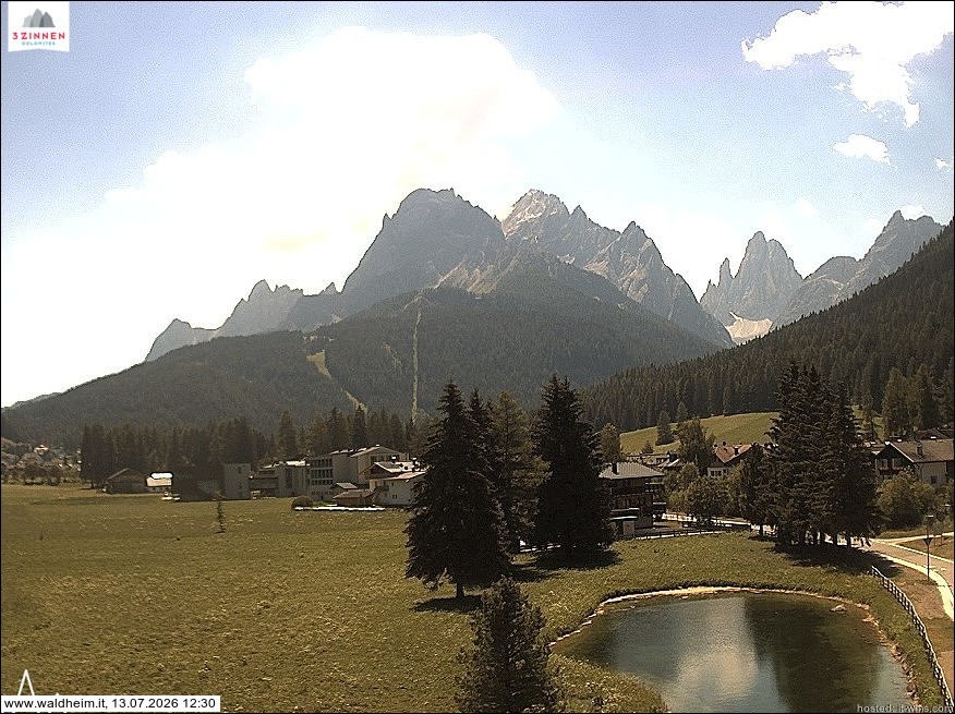Archiv Foto Webcam Waldheim bei Sexten