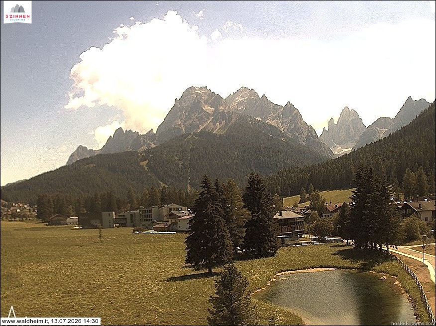 Archiv Foto Webcam Waldheim bei Sexten