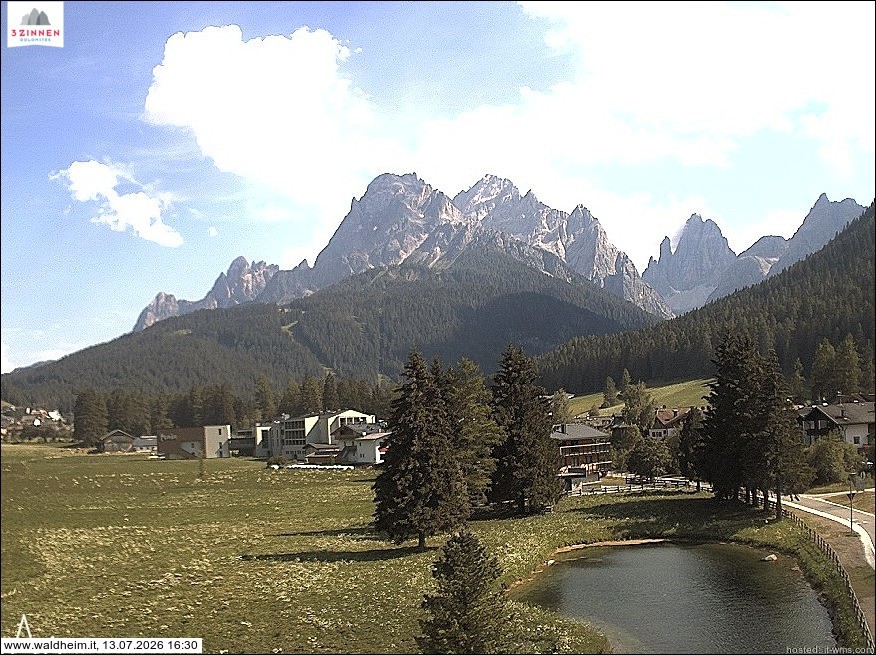 Archiv Foto Webcam Waldheim bei Sexten