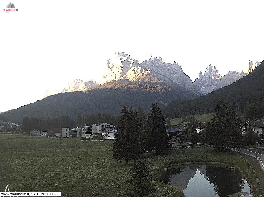 Archiv Foto Webcam Waldheim bei Sexten
