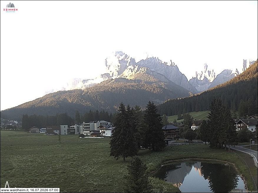 Archiv Foto Webcam Waldheim bei Sexten