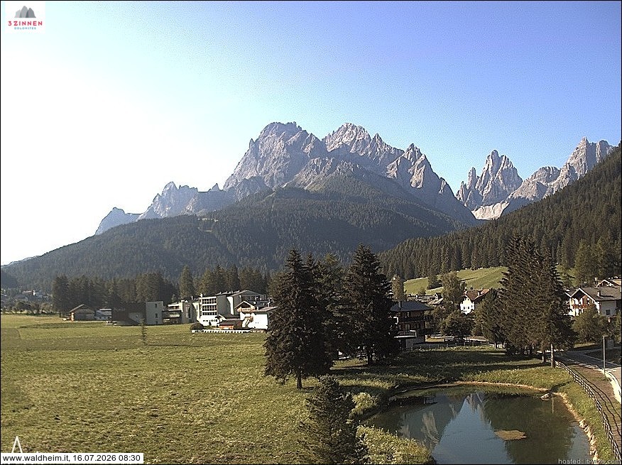Archiv Foto Webcam Waldheim bei Sexten