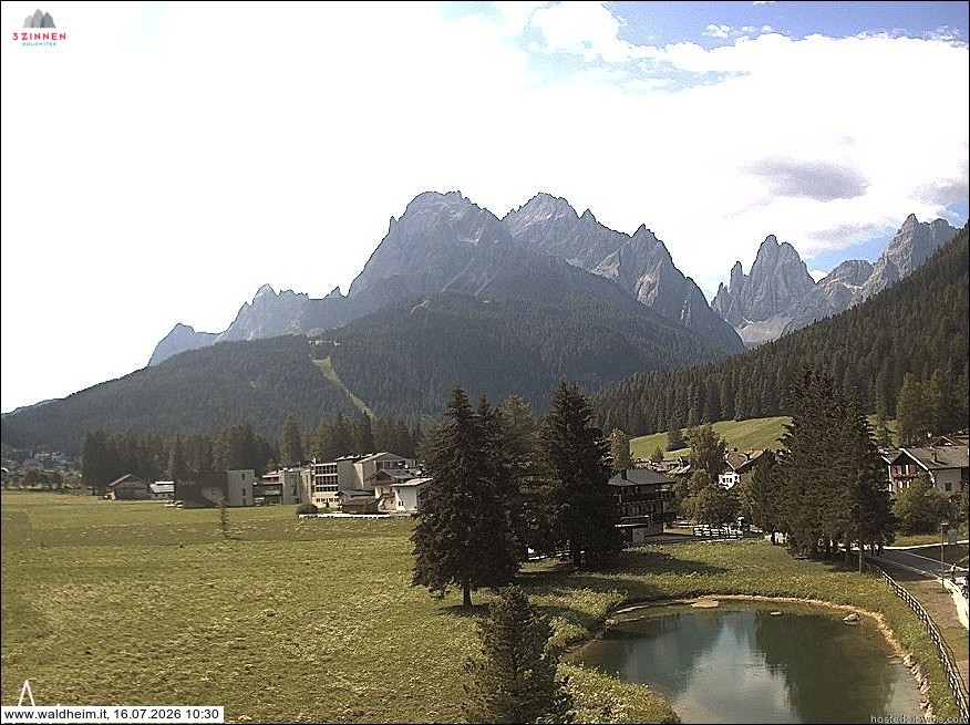 Archiv Foto Webcam Waldheim bei Sexten