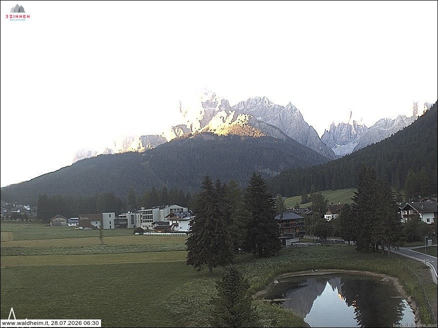 Archiv Foto Webcam Waldheim bei Sexten