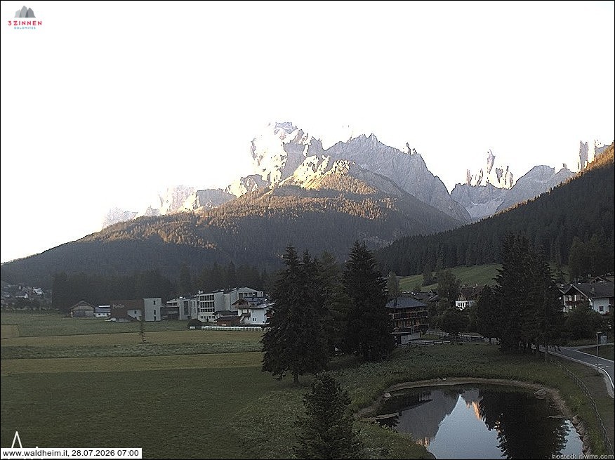 Archiv Foto Webcam Waldheim bei Sexten