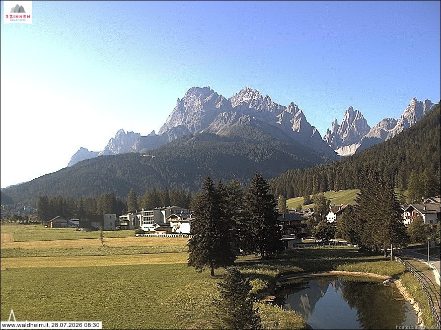 Archiv Foto Webcam Waldheim bei Sexten