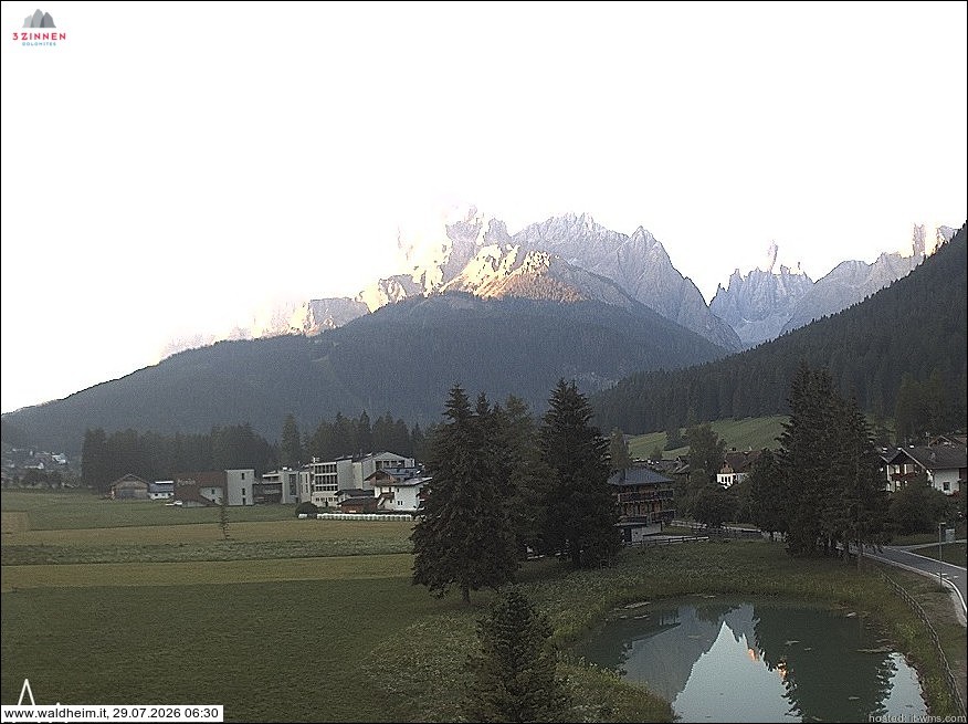 Archiv Foto Webcam Waldheim bei Sexten