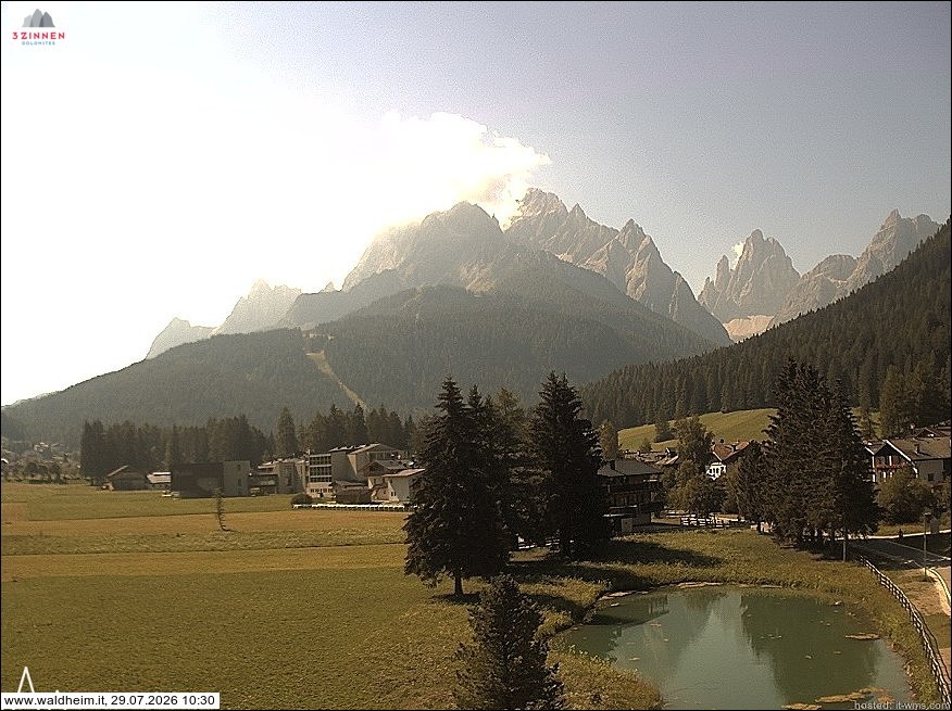 Archiv Foto Webcam Waldheim bei Sexten