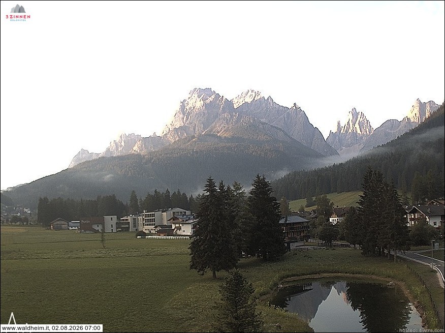 Archiv Foto Webcam Waldheim bei Sexten