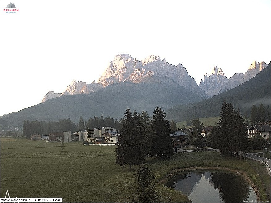 Archiv Foto Webcam Waldheim bei Sexten