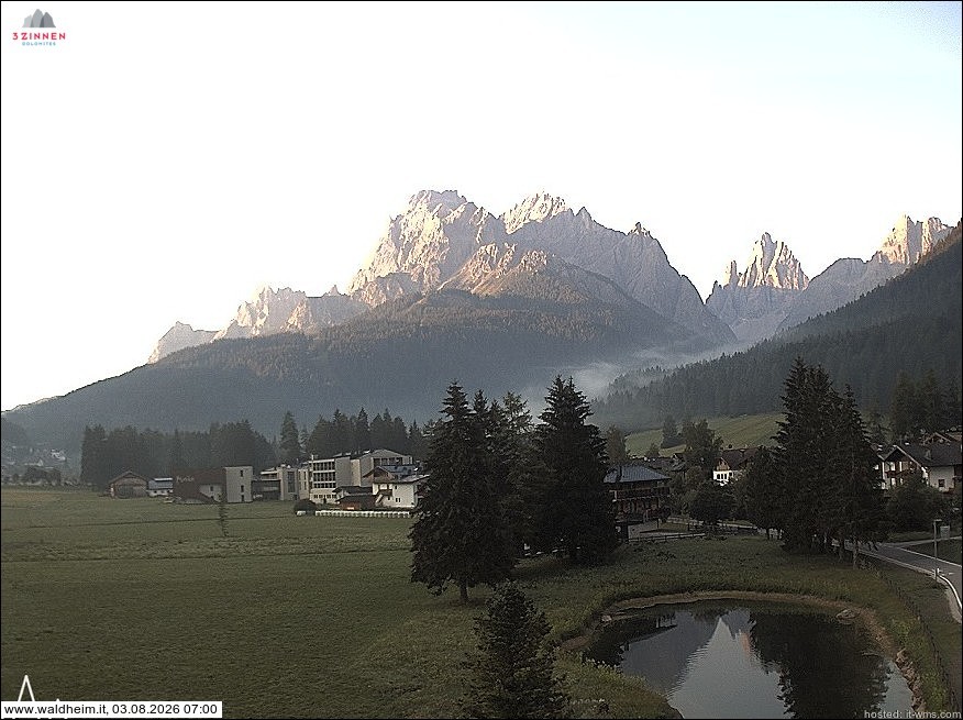 Archiv Foto Webcam Waldheim bei Sexten