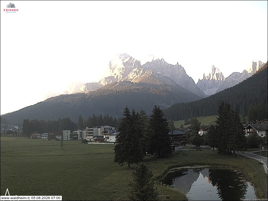 Archiv Foto Webcam Waldheim bei Sexten