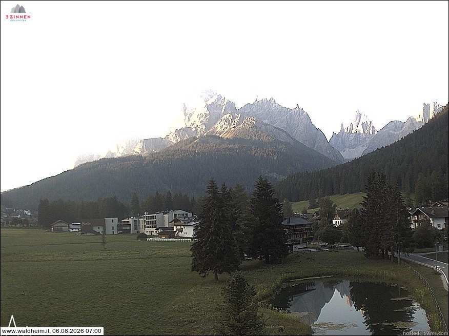 Archiv Foto Webcam Waldheim bei Sexten