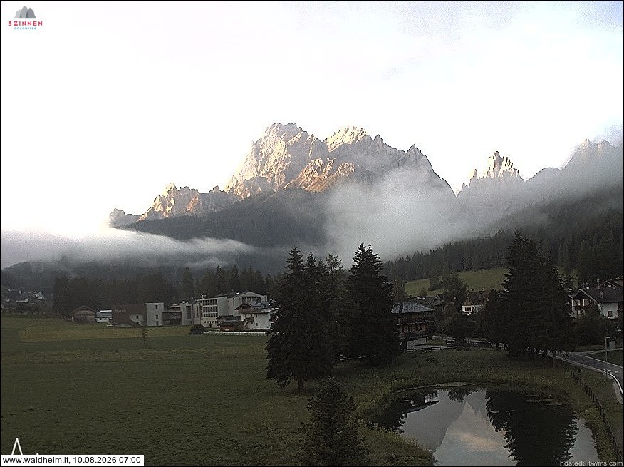 Archiv Foto Webcam Waldheim bei Sexten