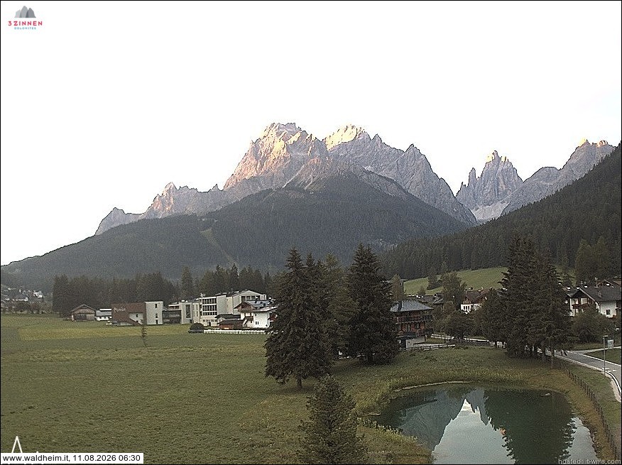 Archiv Foto Webcam Waldheim bei Sexten