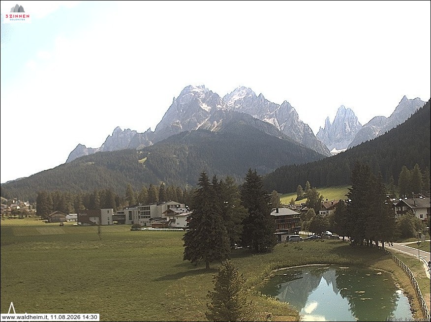 Archiv Foto Webcam Waldheim bei Sexten