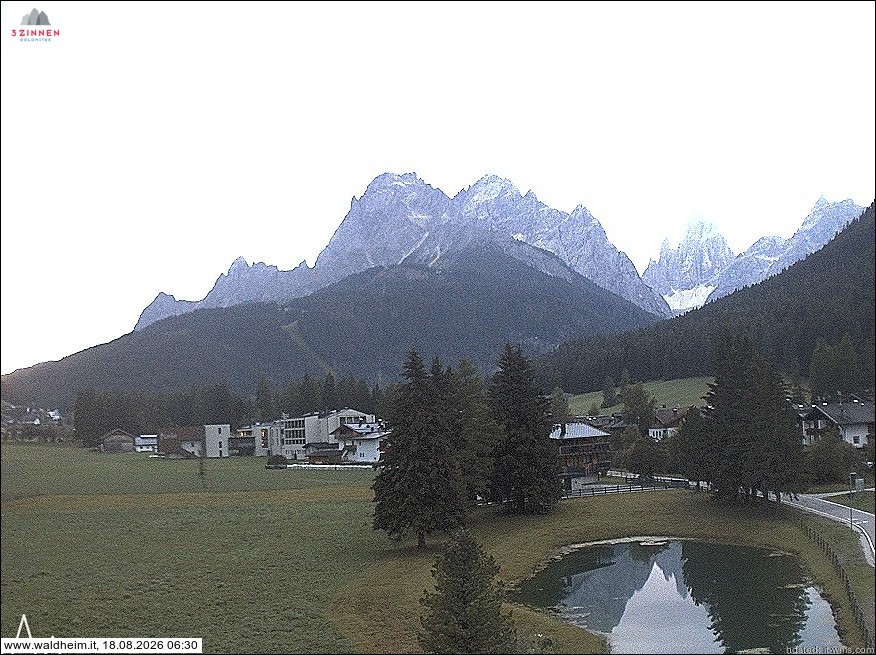 Archiv Foto Webcam Waldheim bei Sexten