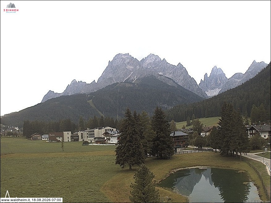 Archiv Foto Webcam Waldheim bei Sexten