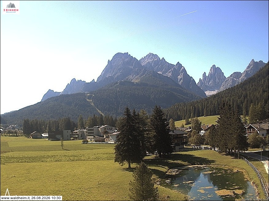 Archiv Foto Webcam Waldheim bei Sexten