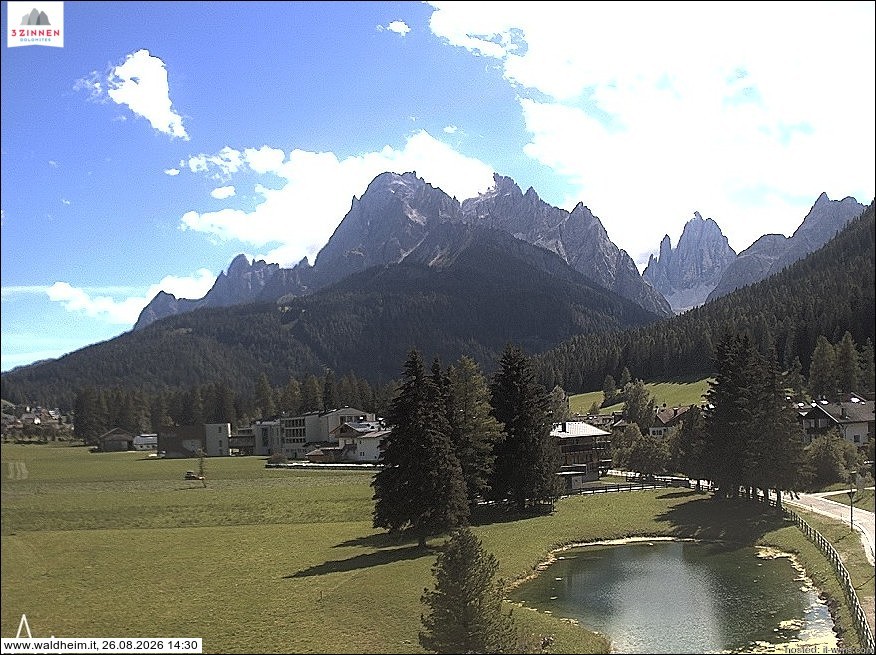 Archiv Foto Webcam Waldheim bei Sexten