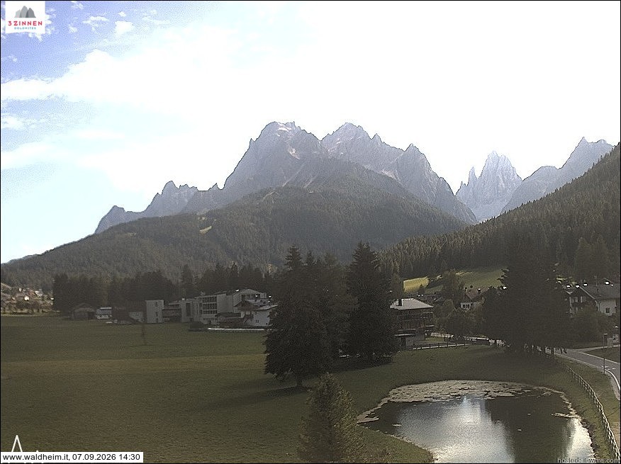 Archiv Foto Webcam Waldheim bei Sexten