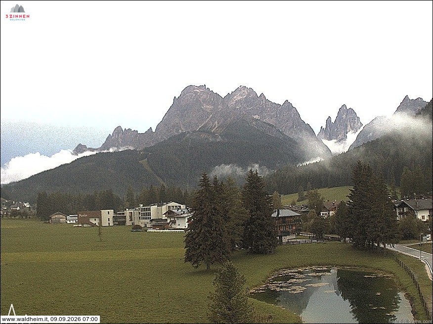 Archiv Foto Webcam Waldheim bei Sexten