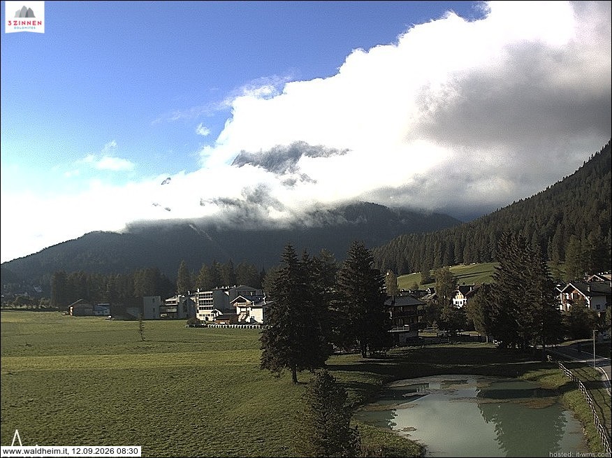 Archived image Webcam Waldheim (Sexten)