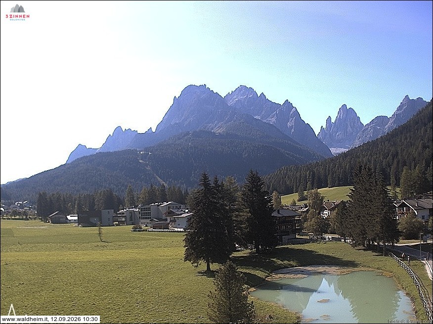 Archived image Webcam Waldheim (Sexten)