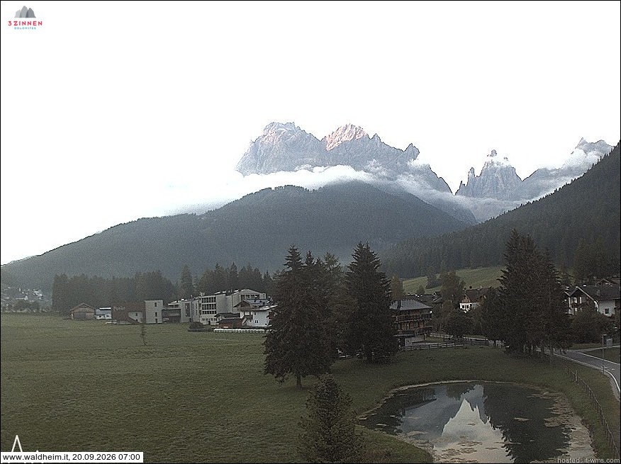 Archiv Foto Webcam Waldheim bei Sexten