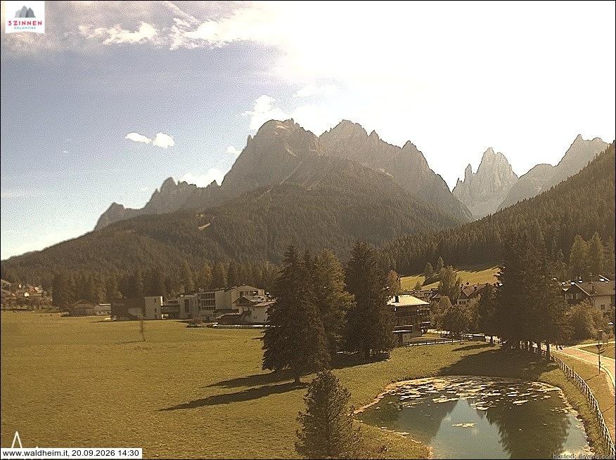 Archiv Foto Webcam Waldheim bei Sexten