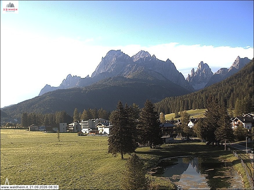 Archiv Foto Webcam Waldheim bei Sexten