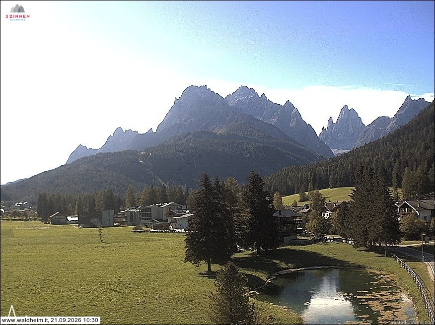 Archiv Foto Webcam Waldheim bei Sexten